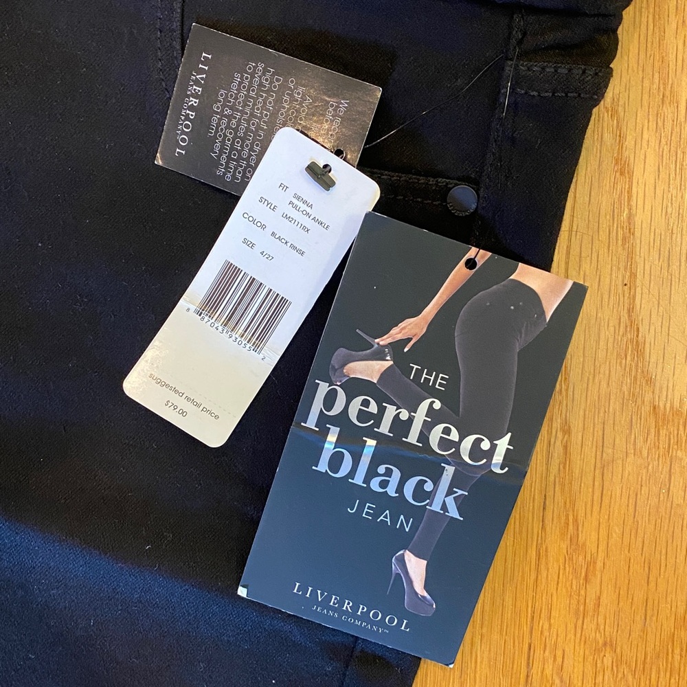 Liverpool Jeans Company Women's Black Skinny Jeans